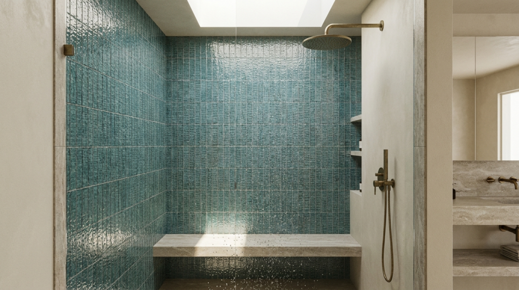 mosaïque salle de bain