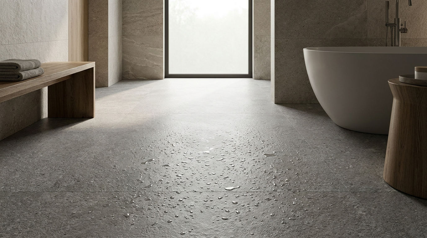 carrelage sol salle de bain
