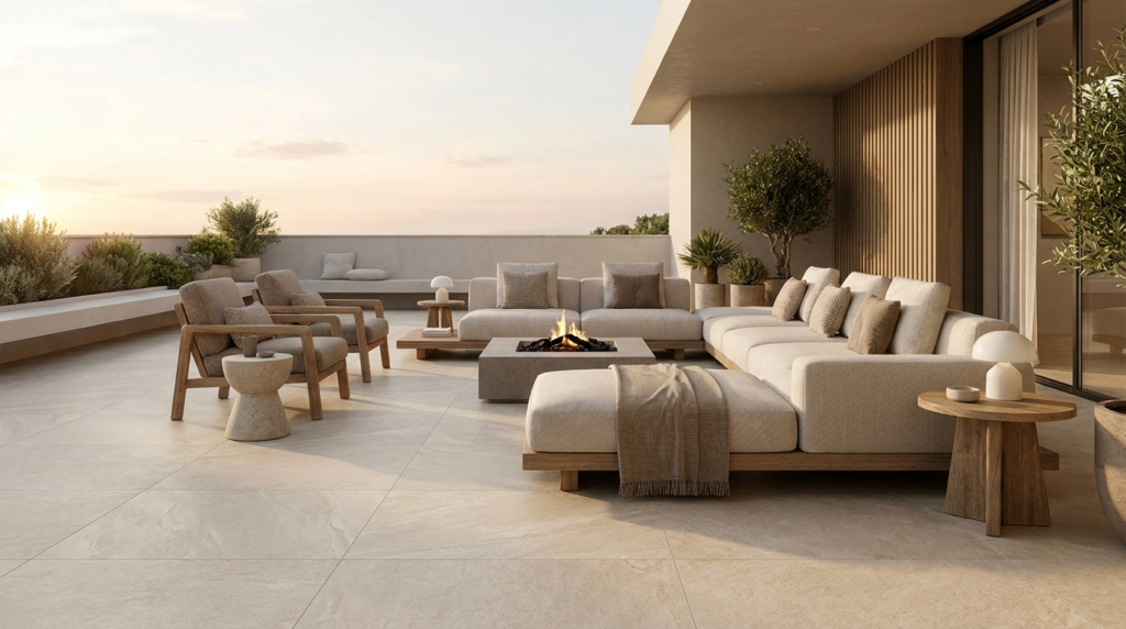 dalle céramique terrasse