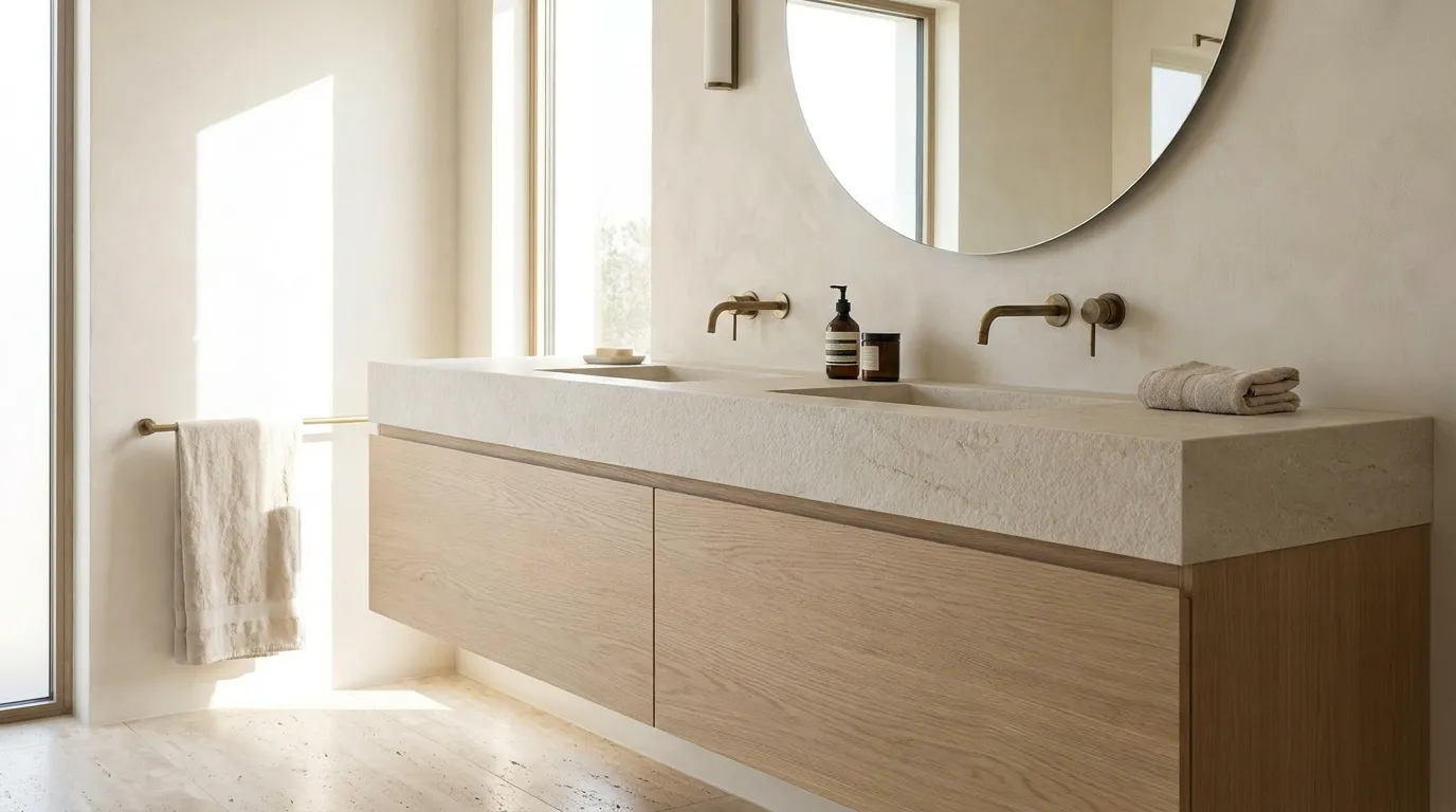 plan de travail salle de bain